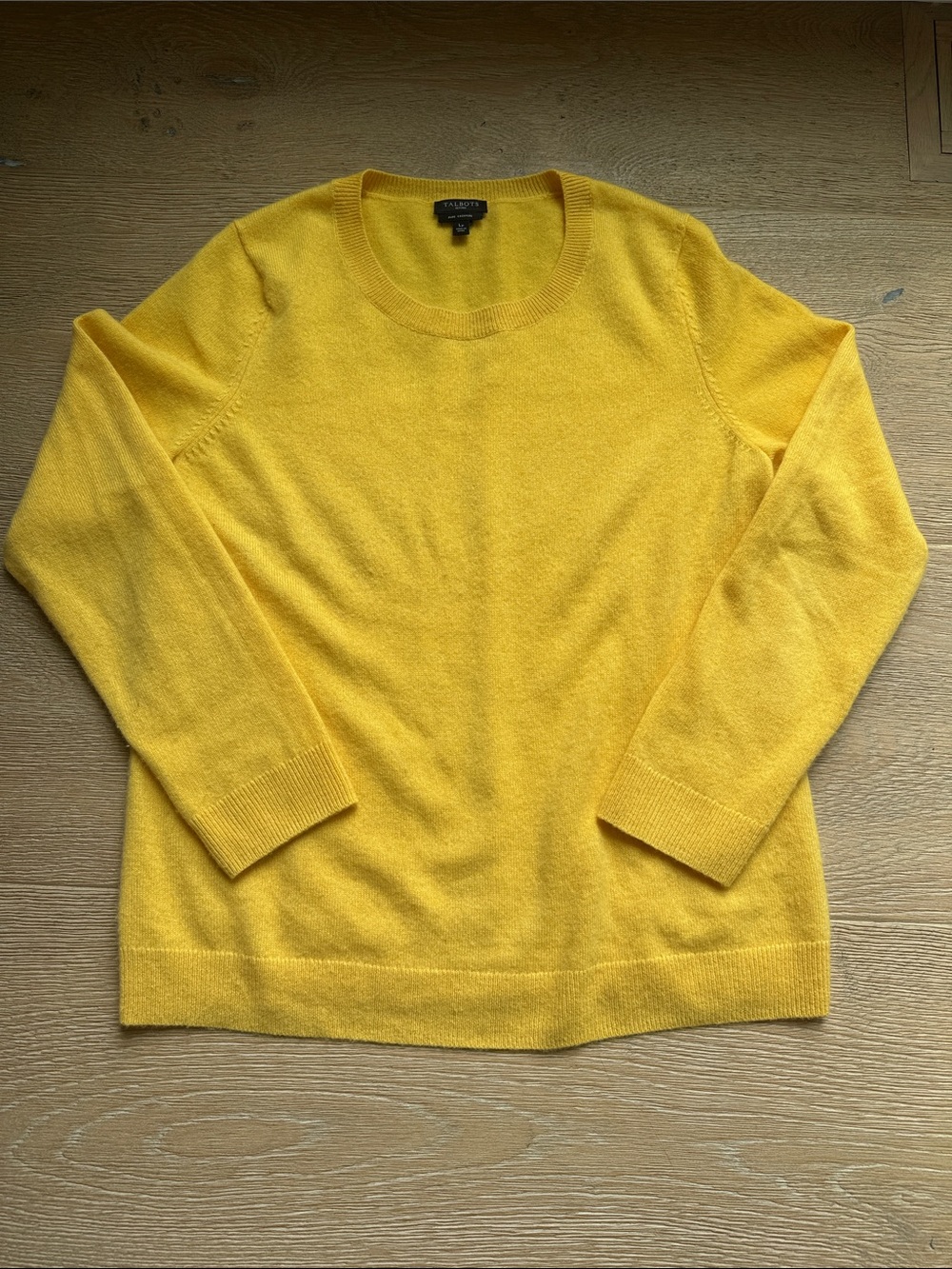 Talbots Cashmere Crewneck Sweater